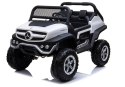 Auto na Akumulator Mercedes Unimog 4x4 Dla Dzieci Światła LED MP3 Biały