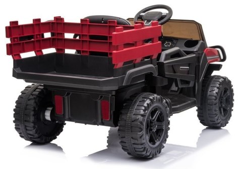 Auto na akumulator BDM0926 Dla Dzieci Światła LED MP3 Pilot Czerwony