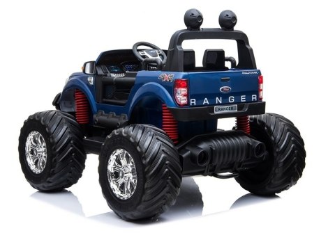 Pojazd na Akumulator Ford Ranger Monster Niebieski Lakierowany LCD