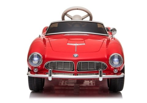 Auto na Akumulator BMW Retro Dla Dzieci Pilot LED MP3 Czerwone Lakierowane