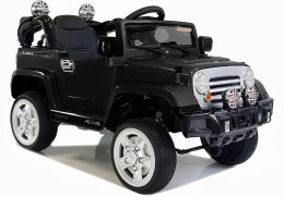 Auto na Akumulator Jeep JJ245 Dla Dzieci Światła LED MP3 Pilot Czarny