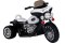 Motor na Akumulator Trójkołowy JT568 Policja Dla Dzieci Światło LED Czarny