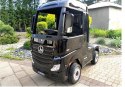 Auto Mercedes Actros Czarny Lakierowany Ciężarówka Dla Dzieci Pilot LED MP4