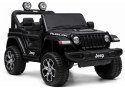 Auto na Akumulator Jeep Rubicon Światła LED MP3 Pilot 4x4 Czarny