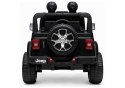 Auto na Akumulator Jeep Rubicon Światła LED MP3 Pilot 4x4 Czarny