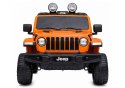 Auto na Akumulator Jeep Rubicon Światła LED MP3 Pilot 4x4 Pomarańczowy