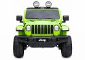 Auto na Akumulator Jeep Rubicon Światła LED MP3 Pilot 4x4 Zielony