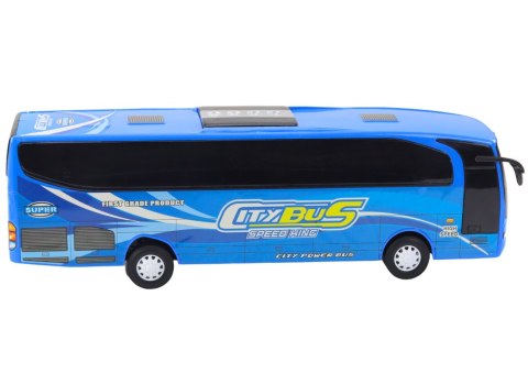 Autobus wycieczkowy niebieski