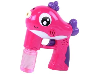 Pistolet na Bańki Mydlane Na Baterie Różowy