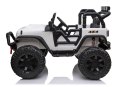 Auto Terenowe Na Akumulator Jeep JC666 Światła LED MP3 Pilot Biały