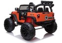 Auto Terenowe Na Akumulator Jeep JC666 Światła LED MP3 Pilot Pomarańczowy