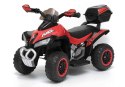 Quad na Akumulator GTS1188-A Światła LED Muzyka Schowek Czerwony