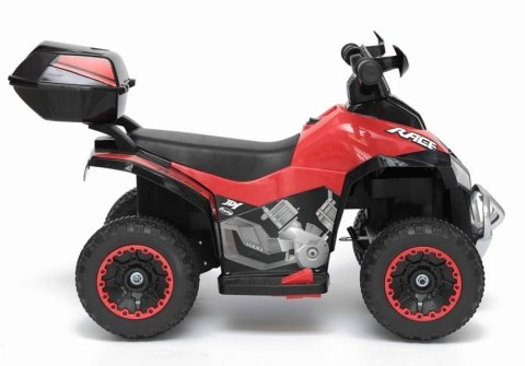 Quad na Akumulator GTS1188-A Światła LED Muzyka Schowek Czerwony