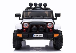 Auto Na Akumulator Jeep BRD-7588 Światła LED MP3 Pilot Biały 4x4