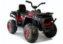 Quad na Akumulator XMX607 Światła LED MP3 Czerwony Lakier