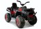 Quad na Akumulator XMX607 Światła LED MP3 Czerwony Lakier