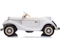Auto Na Akumulator Mercedes Benz 540K Klasyk Premium Światła LED MP3 Biały