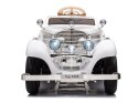 Auto Na Akumulator Mercedes Benz 540K Klasyk Premium Światła LED MP3 Biały