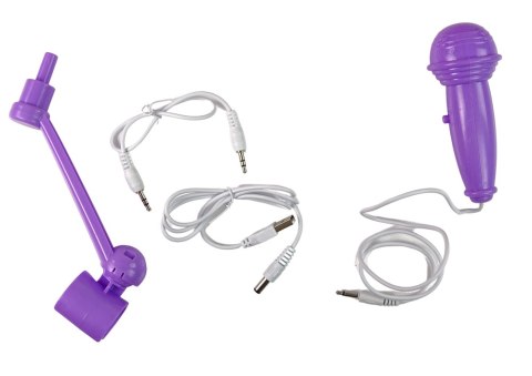 Interaktywne Duże Różowe Pianino Keyboard Mikrofon MP3