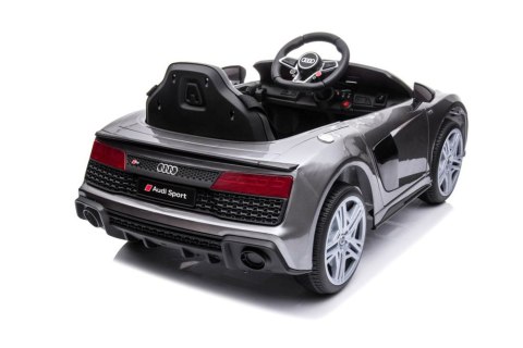 Auto Na Akumulator Audi R8 Lift A300 Światła LED Pilot Srebrne