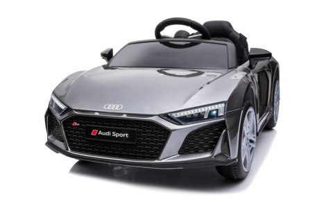 Auto Na Akumulator Audi R8 Lift A300 Światła LED Pilot Srebrne