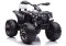 Quad Na Akumulator Z Oparciem QLS-3288 ŚwIatła LED MP3 Biały