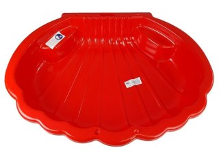Piaskownica Basen Dla Dzieci 2w1 Muszelka Czerwona 110cm 2075