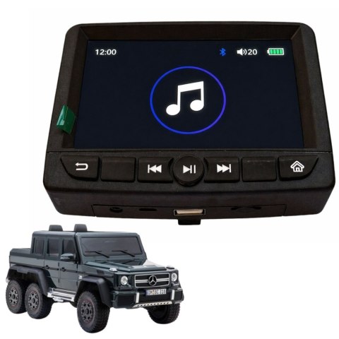Panel LCD MP4 do Auta na akumulator Mercedes G63 SX1888