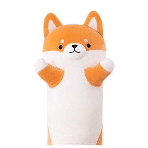 Pluszowa Maskotka Pies Shiba Poduszka Podłużna Wałek 60cm