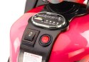Motorek Trójkołowy Dla Dzieci HT-5188 Światła LED MP3 Czerwony