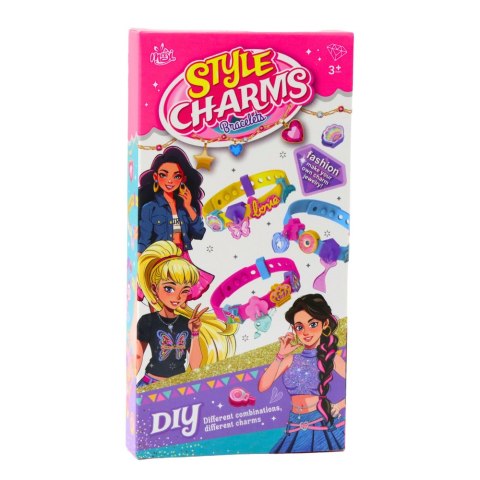 Zestaw Bransoletek DIY Zawieszki Zwierzątka 4 Bransoletki Regulowane
