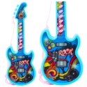 Gitara Elektryczna Dla Dzieci Melodie Gama Solmizacyjna Niebieski 29cm