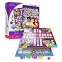 Gra planszowa 2w1 Chińczyk Węże i drabiny Disney Princess Trefl 02418