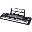 Keyboard Elektryczny Mikrofon Stojak Na Nuty Nagrywanie Odtwarzanie