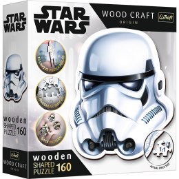Puzzle drewniane - 160 - Gwiezdne wojny - STAR WARS - Hełm Szturmowca - Trefl 20188