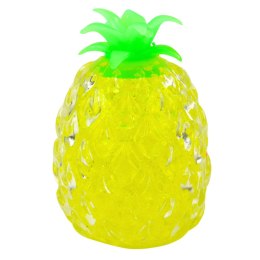Gniotek Ananas Owoc Antystresowy Z Kulkami Hydrożelowymi Żółty