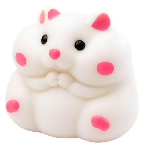 Gniotek Miękki Chomik Sensoryczny Antystersowy Squishy Biały 5cm