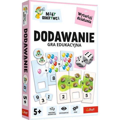 Gra dla dzieci Dodawanie Mały odkrywca Trefl 02805