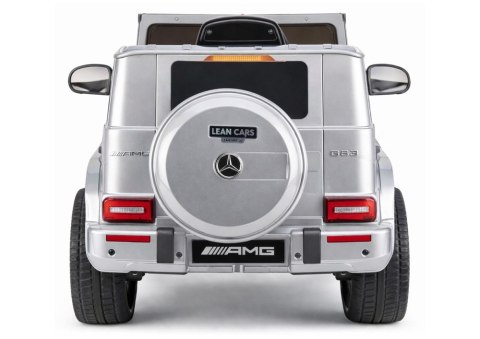 Auto Na Akumulator Mercedes AMG G 63 Srebrny Lakierowany