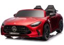 Auto Na Akumulator Mercedes GT63 AMG DK-GT63 24V LCD Czerwony Lakierowany