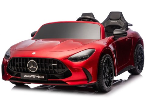 Auto Na Akumulator Mercedes GT63 AMG DK-GT63 24V LCD Czerwony Lakierowany