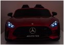 Auto Na Akumulator Mercedes GT63 AMG DK-GT63 24V LCD Czerwony Lakierowany