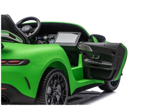 Auto Na Akumulator Mercedes GT63 AMG DKGT63 24V Cichy Silnik Matowy Zielony